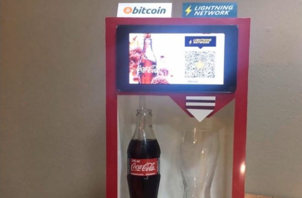 Coca-Cola que aceita Bitcoin