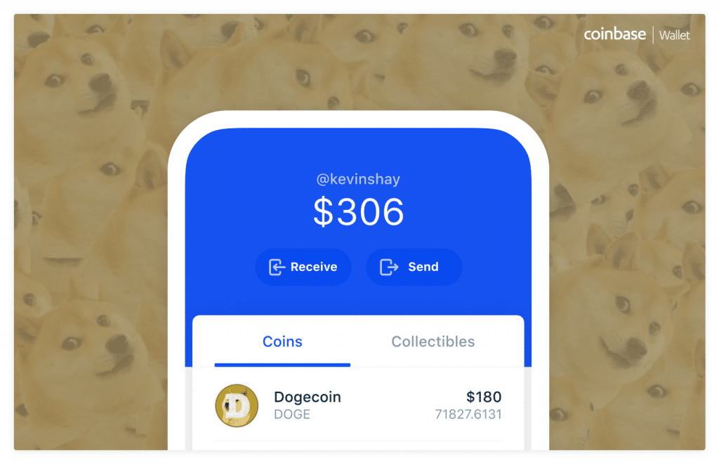 Coinbase adiciona suporte para Dogecoin (DOGE)