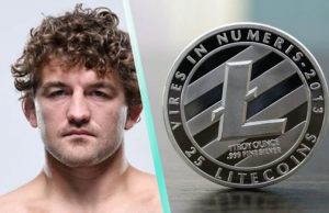 Lutador do UFC patrocinado pelo Litecoin comemora alta da criptomoeda