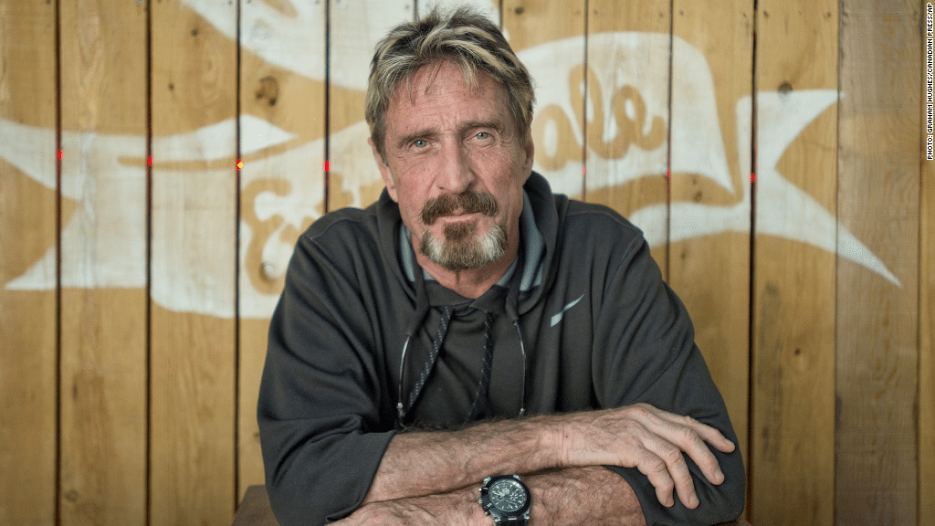 John McAfee: Custódia de Bitcoin vai se tornar o padrão