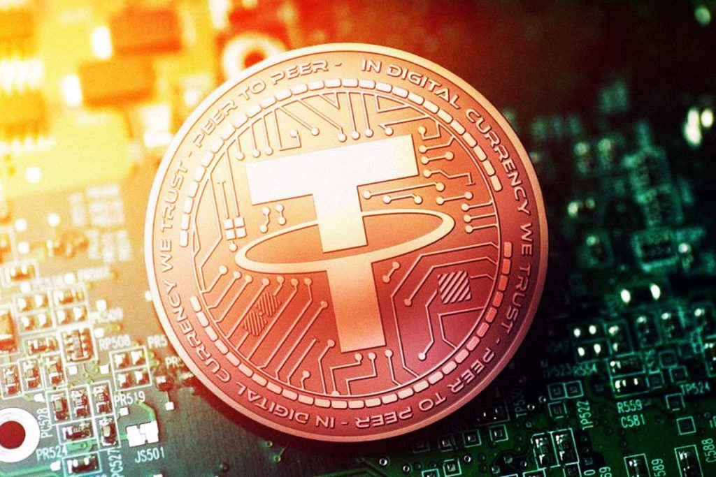 Por que o Tether não gravou nenhum USDT?
