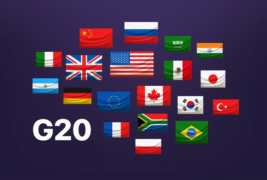 G20 estabelece bases regulamentares para aceitar pagamentos digitais