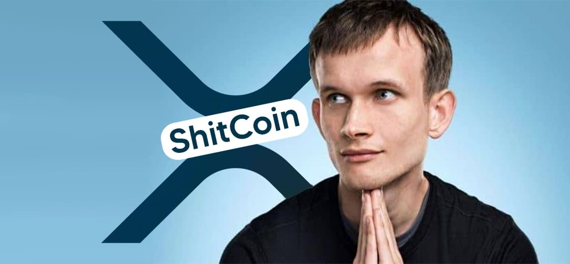 Vitalik Buterin chama o XRP de "shitcoin" após declarações sobre o ETH e o BTC serem "controlados por chineses"
