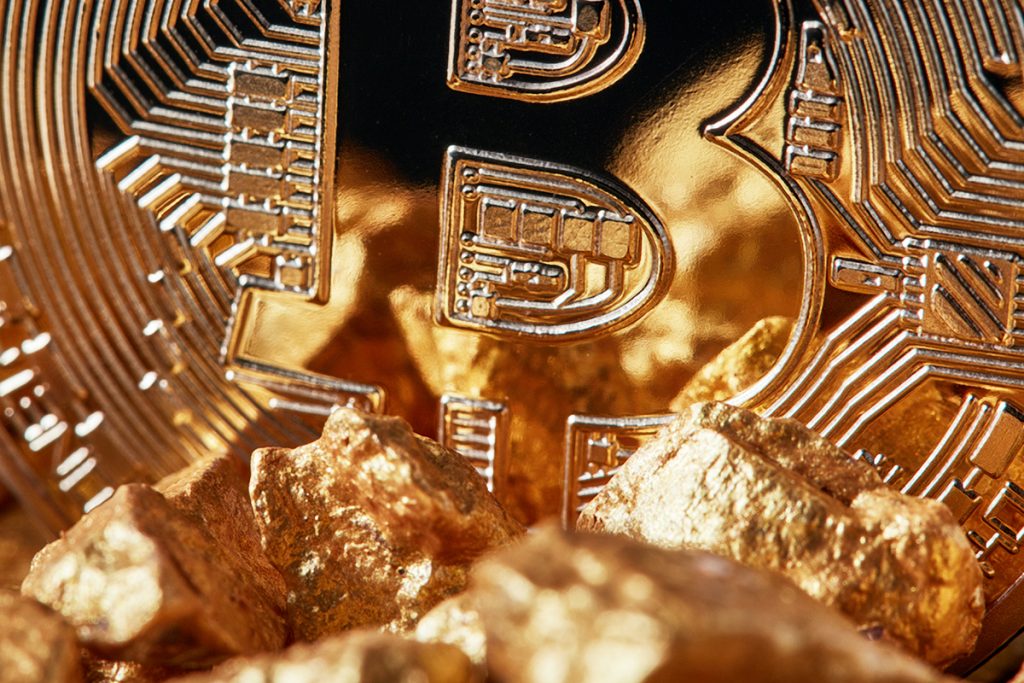 Bitcoin ganha terreno no ouro como hedge