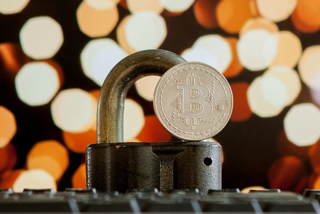 Disco rígido criptografado com Bitcoin