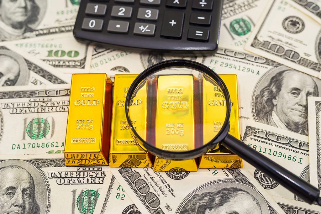 Preço do ouro cai mais de 11% em seis meses