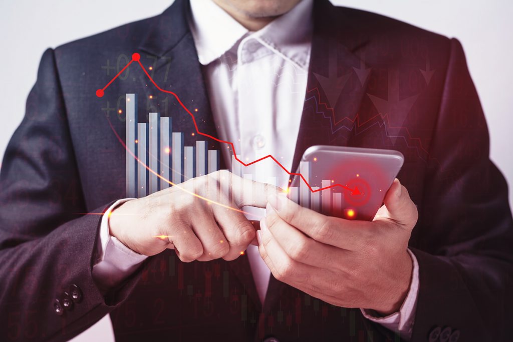 Estoque da Coinbase está caindo