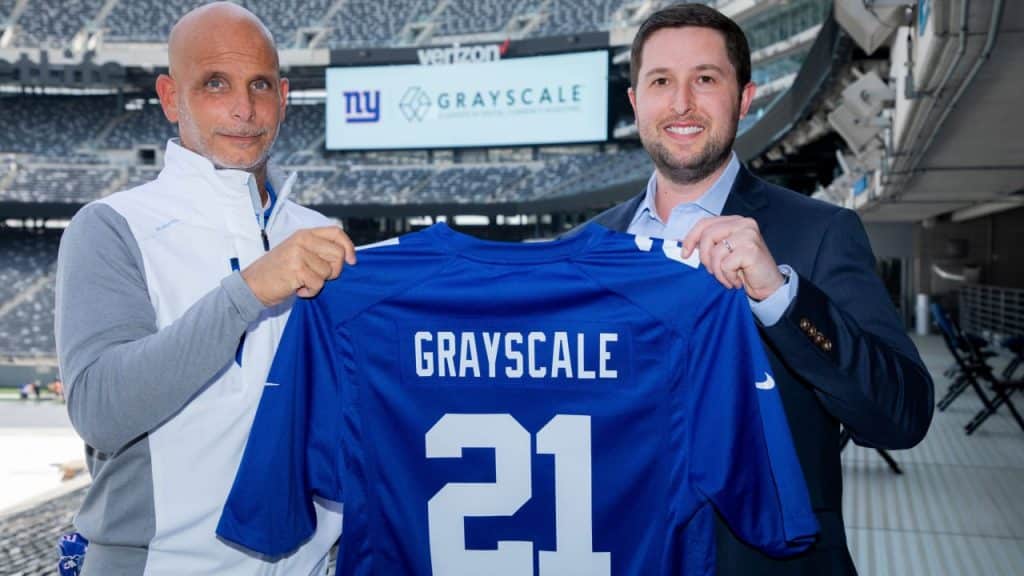 Grayscale forma parceria com os New York Giants