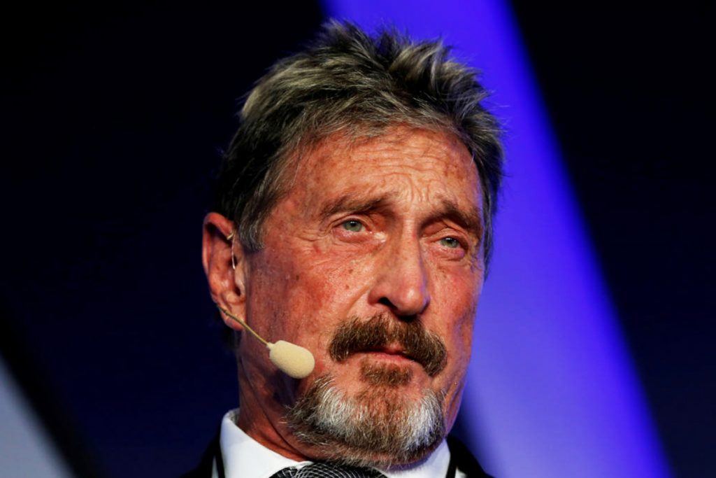 John McAfee afirma que sua fortuna se foi