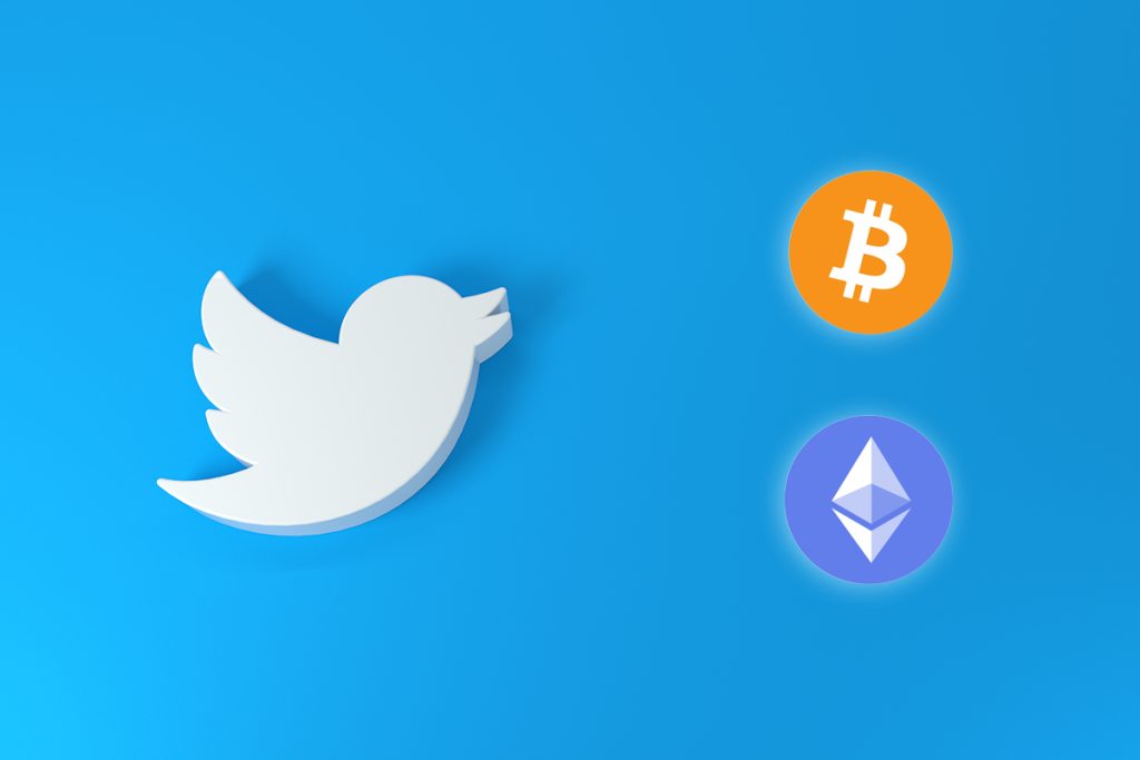 Twitter adiciona índices de preços BTC e ETH à barra de pesquisa