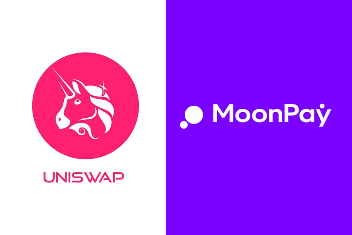 Uniswap comprando criptomoedas com cartões de débito e crédito