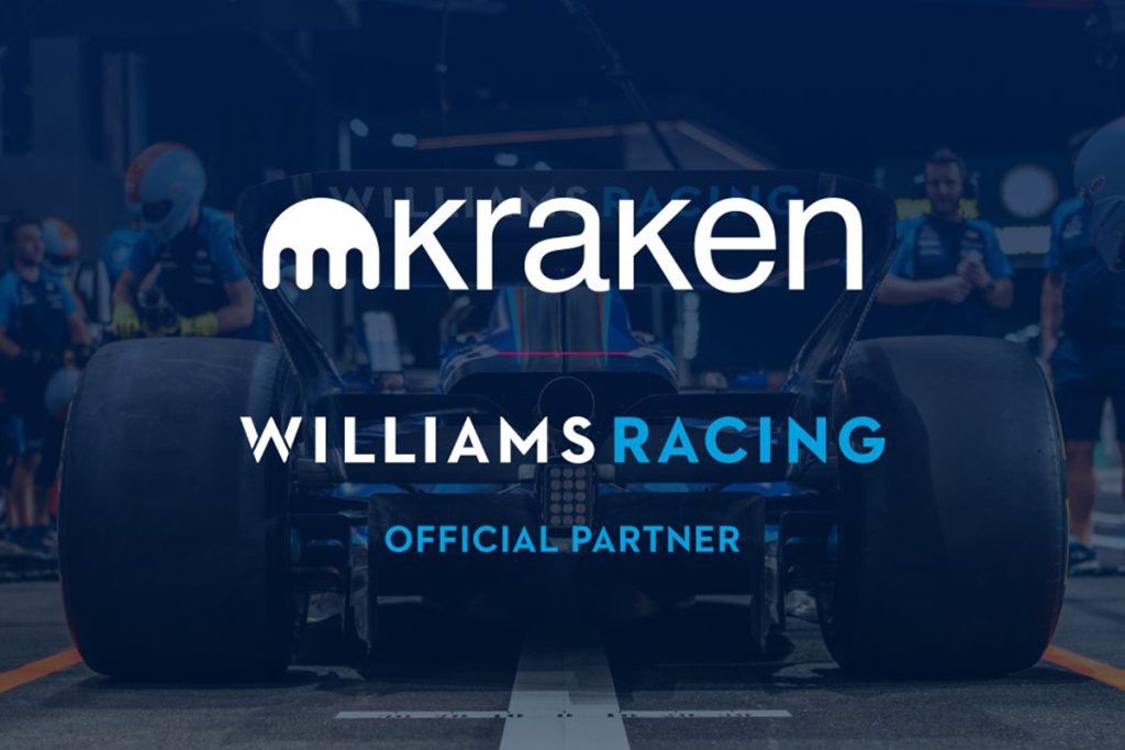 Kraken fecha contrato com Williams Racing F1