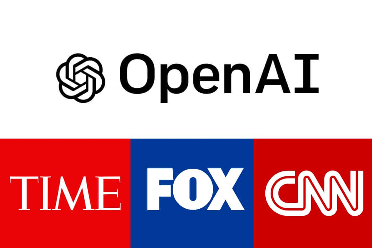 OpenAI pretende parceria com CNN, Fox e Time