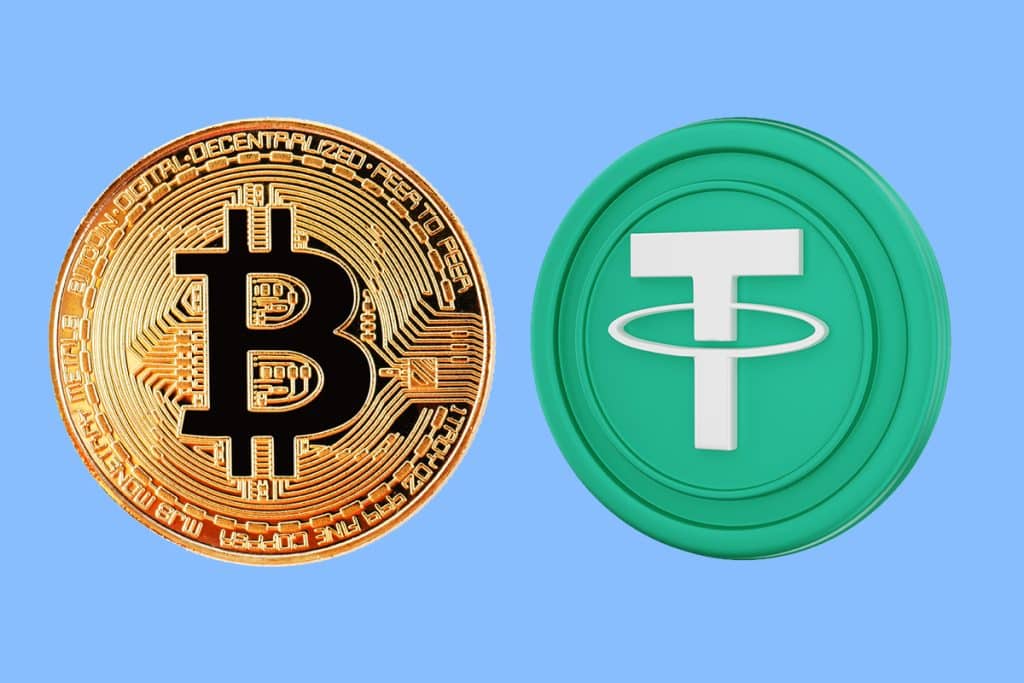 Tether aumenta as reservas de Bitcoin