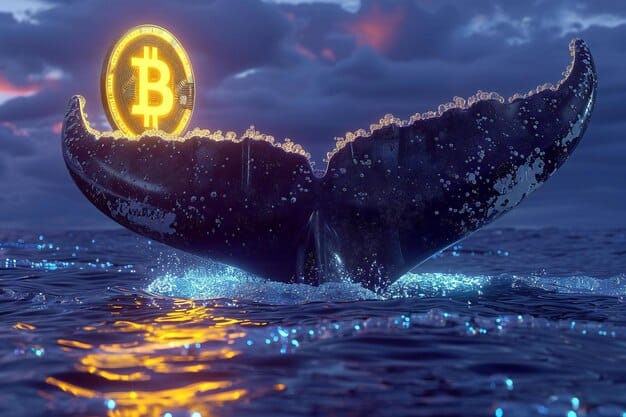 Pressão de venda aumenta, mas baleias continuam acumulando