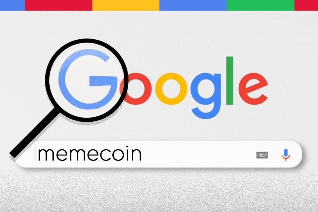 Google Pesquisa por Bitcoin cai, enquanto memecoins dispara