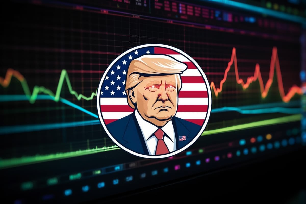 Memecoin TRUMP despenca após Trump dizer que não entende de criptomoedas