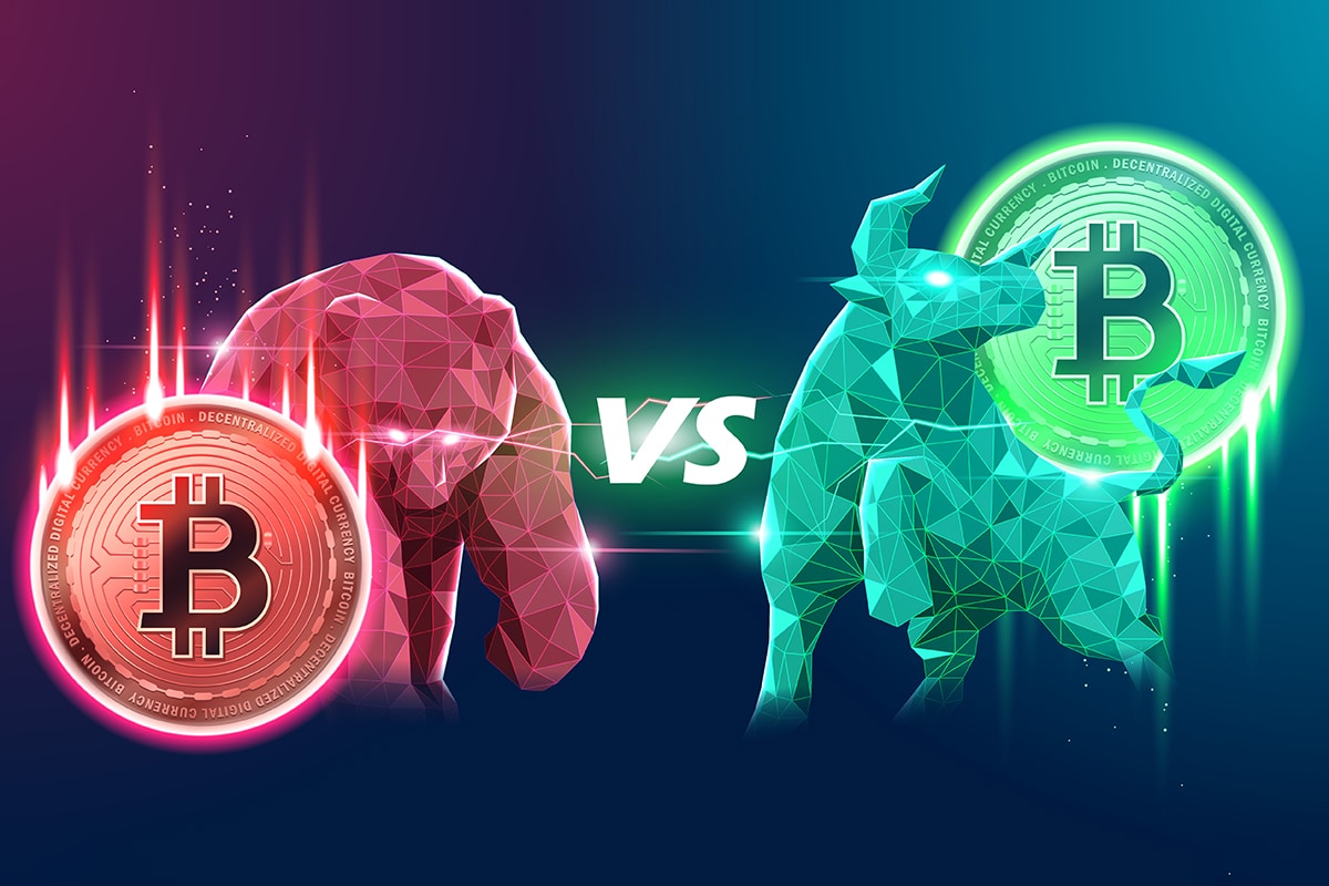 Bitcoin vive divisão extrema entre URSOS e TOUROS