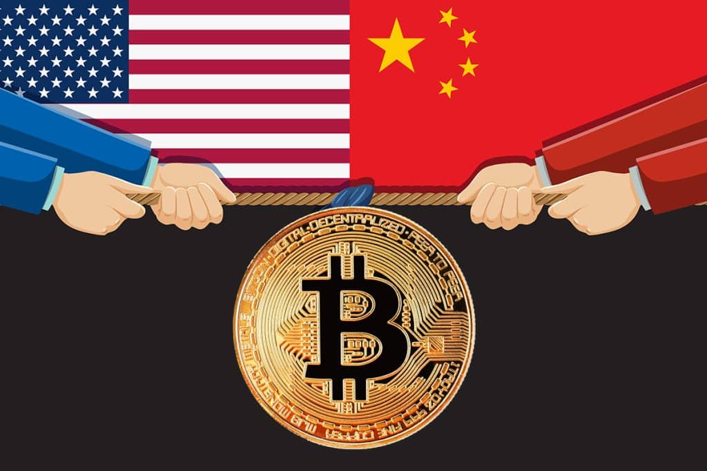 Tensão comercial entre EUA e China diminui, e Bitcoin sobe