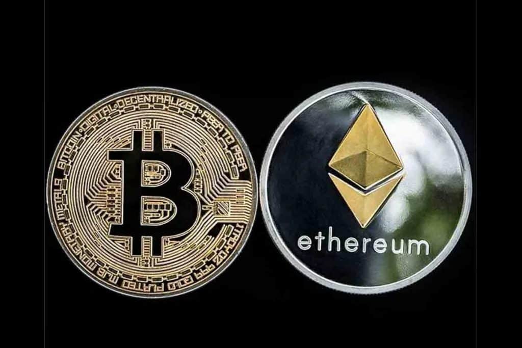 ETFs de Bitcoin disparam, fundos de Ether sangram