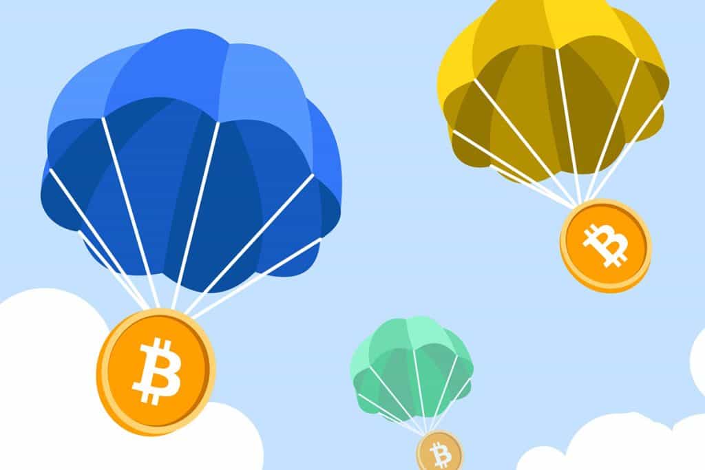 A maldição dos airdrops de criptomoedas