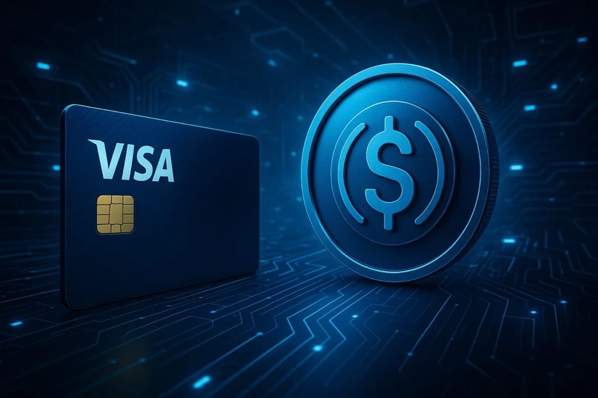 Visa lança liquidação em USDC na blockchain Solana