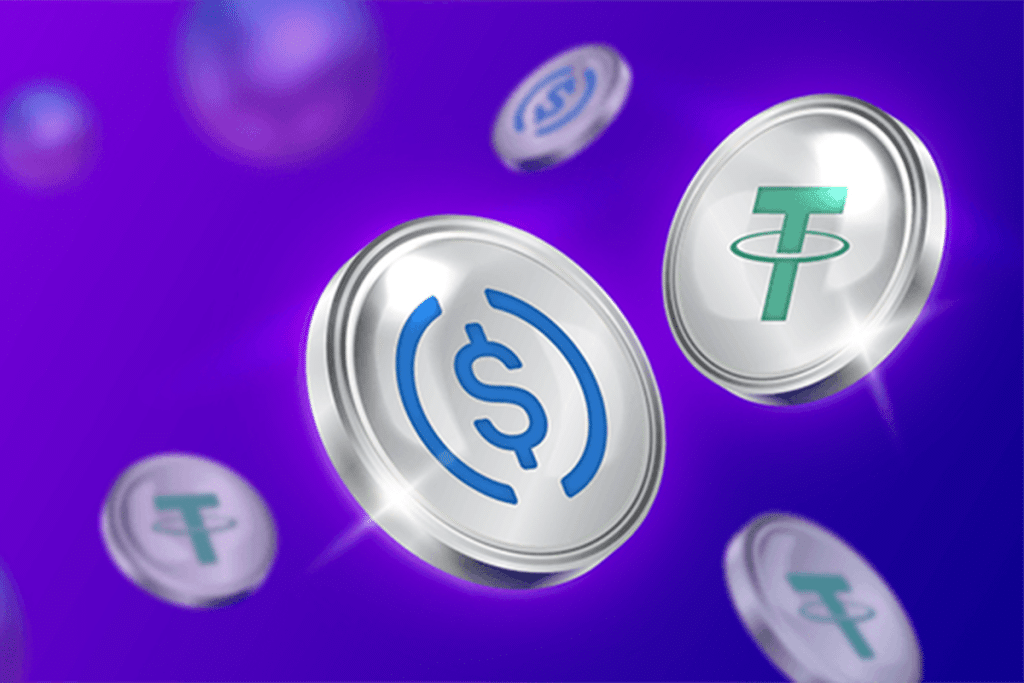 USDC vira o jogo contra USDT