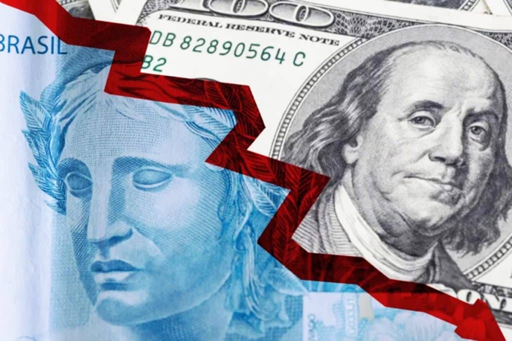 Brasil estabelece valorização do real frente ao dólar