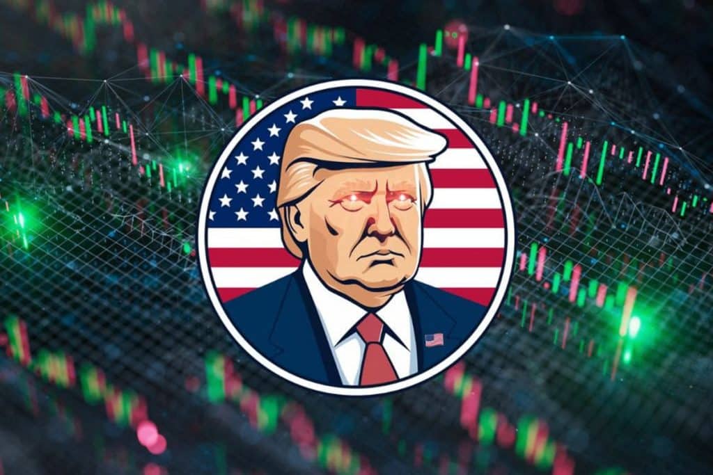 Memecoin oficial de Trump continua despencando