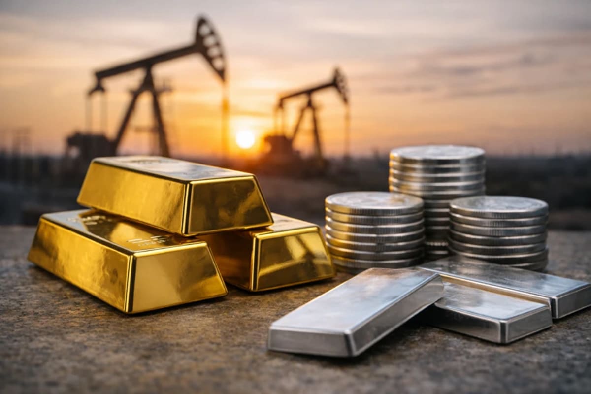 Ouro, prata e petróleo impulsionam explosão dos derivativos